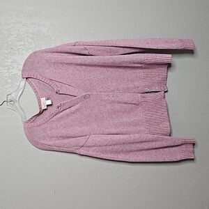 Loft Ann Taylor Dusty Pink Cardigan